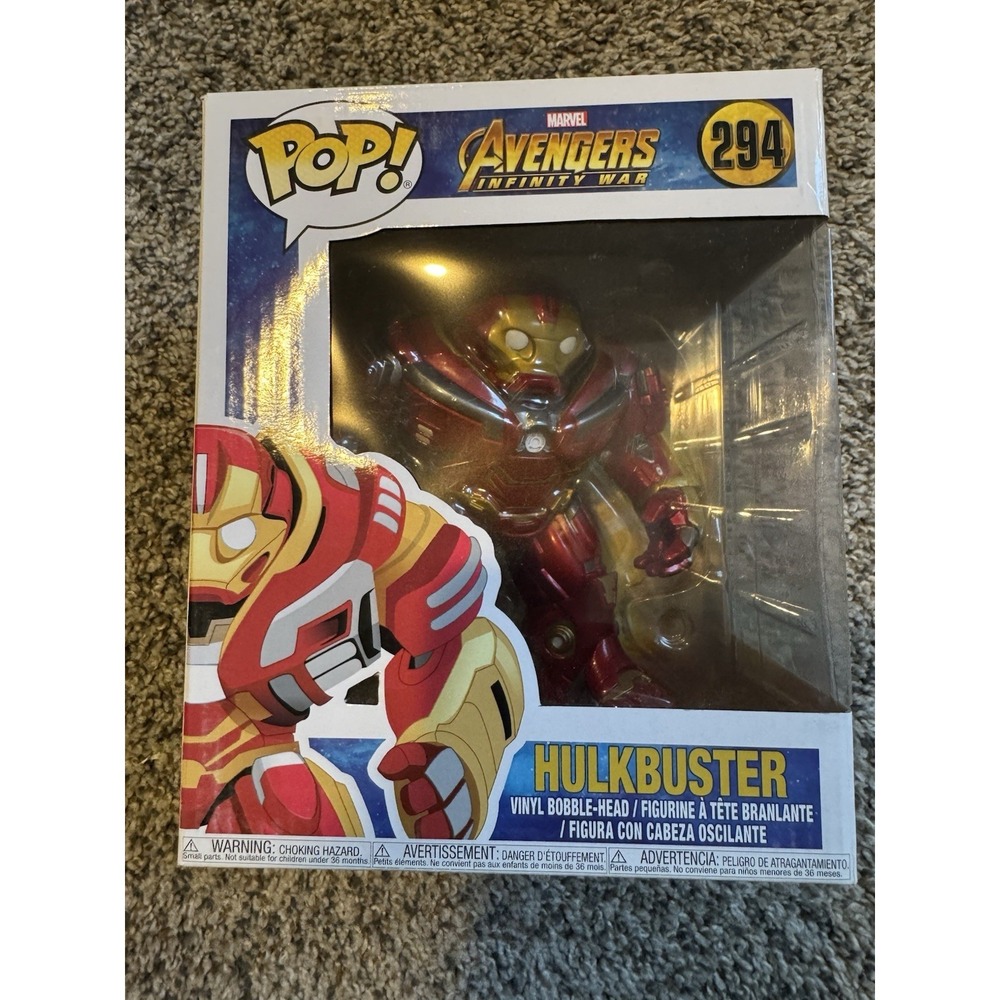 Funko Pop! Marvel Avengers Infinity War Hulkbuster #294 Vinyl Bobble-Head